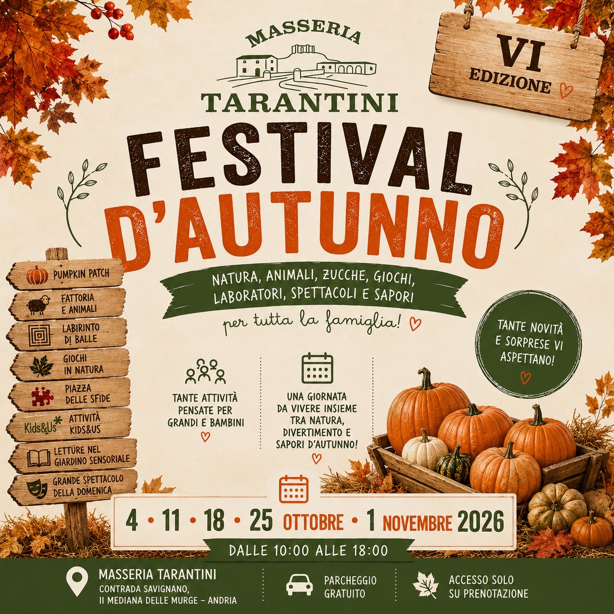VI Festival d’Autunno 2026 — 4 Ottobre